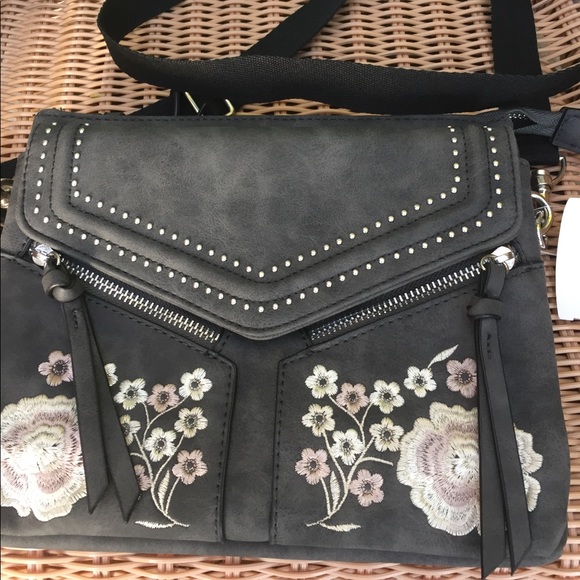 Handbags - Suede crossbody bag.